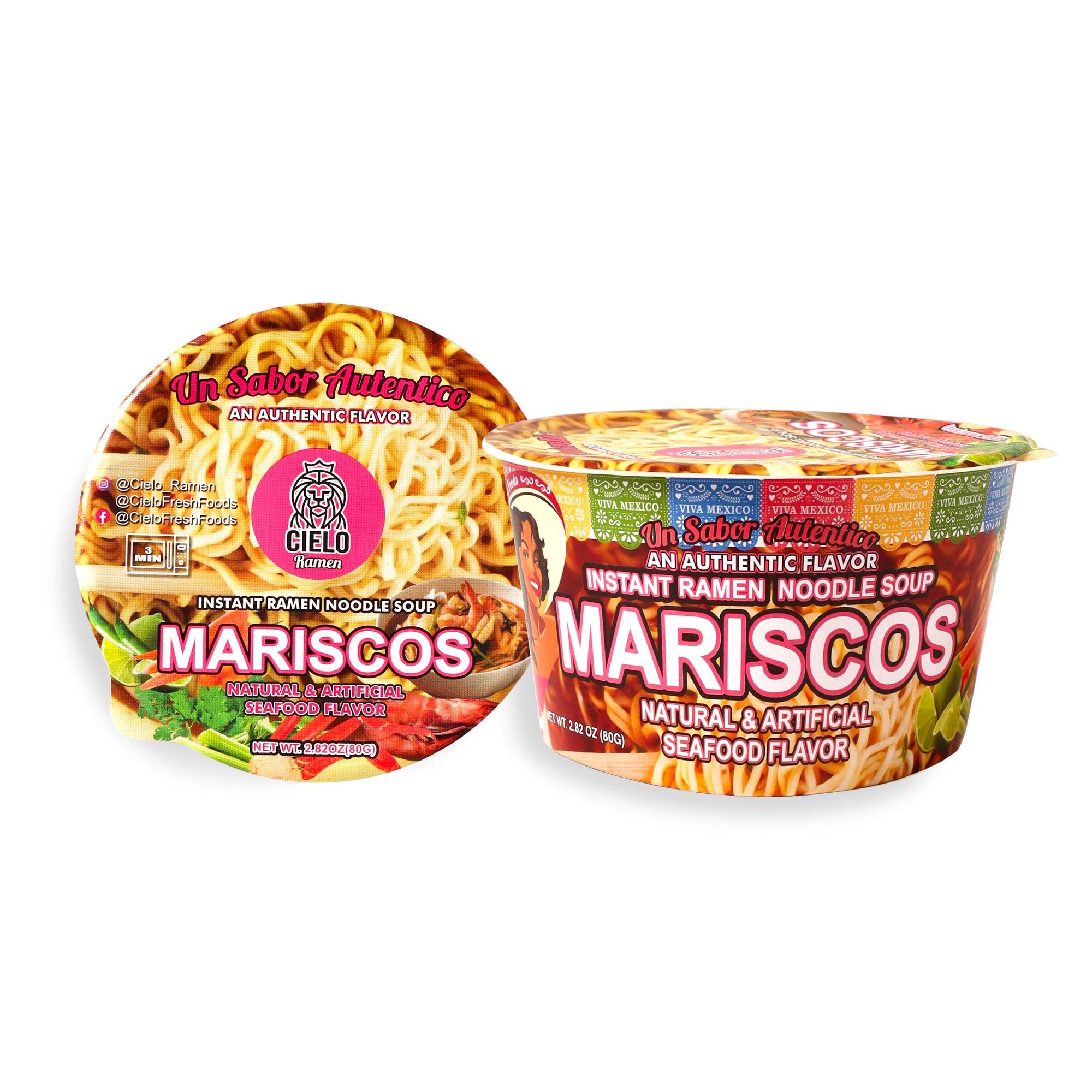 Mariscos Seafood Flavor Instant Ramen Noodle Soup (6-Pack)