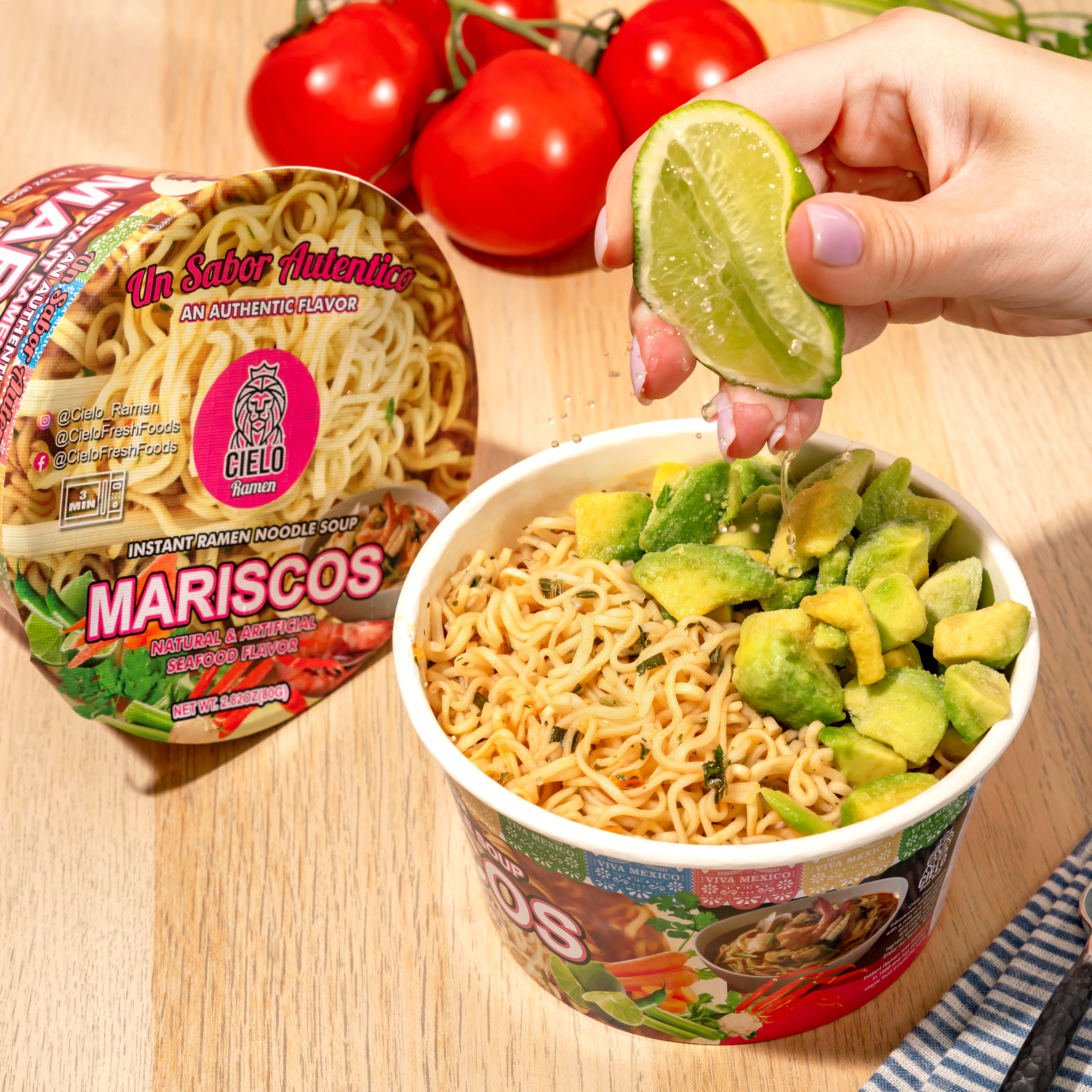 Mariscos Seafood Flavor Instant Ramen Noodle Soup (6-Pack)
